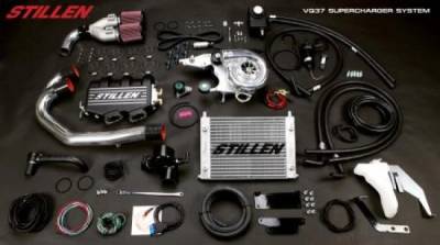 Stillen - Stillen 407770N Nismo Supercharger Tuned System Satin for 09-11 Nissan 370Z Z34