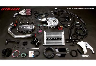 Stillen - Stillen 407772T Base/Touring Supercharger Tuner Kit Satin for 12-20 Nissan 370Z