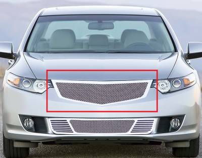 APS - APS Wire Mesh Grille-Polish 09-10 Acura TSX GR08GFH03T
