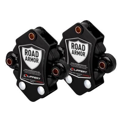 CURT - CURT 2024115689 Road Armor Shock-Absorbing Trailer Equalizer Tandem Axle Kit