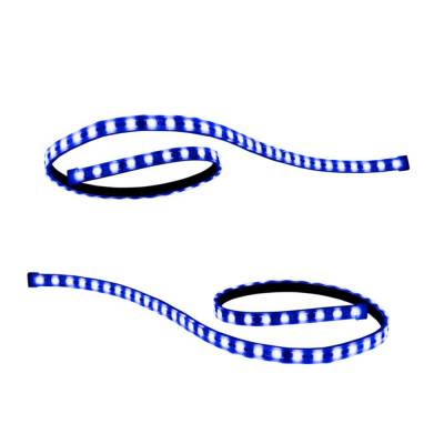 Recon - Recon 264702BL 36" Flexible High Power LED Light Strips-2pc. Blue