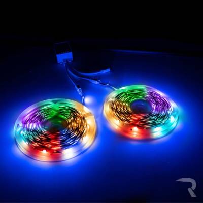 Recon - Recon 264707RGB 16' Flexible High Power LED Light Strips-2pc. RGB