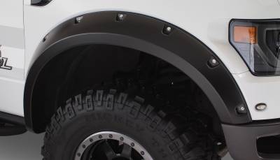 Bushwacker - Bushwacker Pocket Style Front Fender Flares Black Ford F150 20097-02