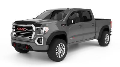 Bushwacker - Bushwacker DRT Style Front/Rear Fender Flares Black GMC Sierra 40946-02