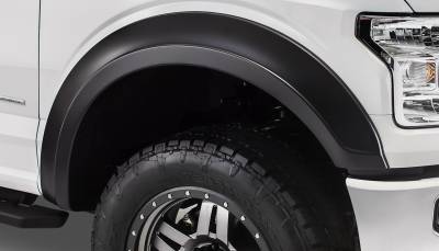 Bushwacker - Bushwacker Extend-a-Fender Front Fender Flares Black Ford F150 20093-02