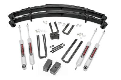 Rough Country Suspension Systems - Rough Country 415.20 4" Suspension Lift Kit for 77-79 Ford F250 4WD