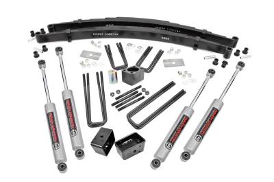 Rough Country Suspension Systems - Rough Country 306.20 4" Suspension Lift Kit for 74-77 Dodge W100/W200 Trucks