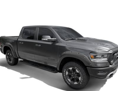 Bushwacker - Bushwacker Pocket Style Front/Rear Fender Flares Black for Dodge Ram 50936-02