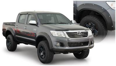 Bushwacker - Bushwacker 31929-02 Bushwacker Pocket Style Flares for Toyota HiLux