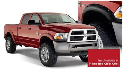 Bushwacker - Bushwacker Pocket Style Front/Rear Fender Flares-Painted for Ram HD 50919-75