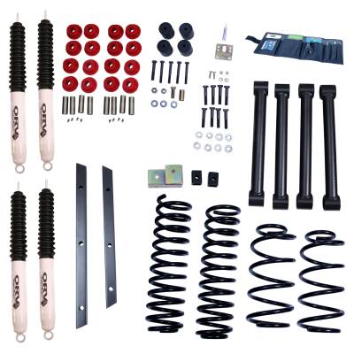 Rugged Ridge - Rugged Ridge 18415.30 2" Lift Kit w/Shocks for Jeep Wrangler