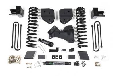 Zone Offroad - Zone Offroad ZONF86N 4" Suspension Lift Kit Zone Shocks Ford F250/F350 SD 4WD