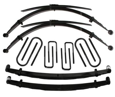 Skyjacker - Skyjacker F740KS-B 4" Suspension Lift Kit w/Black MAX Shocks for 67-78 Ford F250