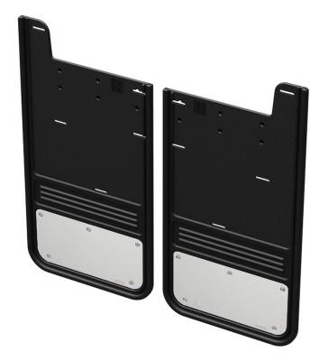 Gatorback - Gatorback GCR38R-SS 12" Black Rear Mud Flap Set for Ram 2500/3500