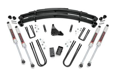 Rough Country Suspension Systems - Rough Country 49540 4" Suspension Lift Kit for 99-04 F250/F350 SD V10/Dsl 4WD