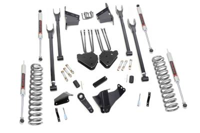 Rough Country Suspension Systems - Rough Country 59140 8" M1 4-Link Lift Kit for 05-07 F250/F350 SD Diesel 4WD