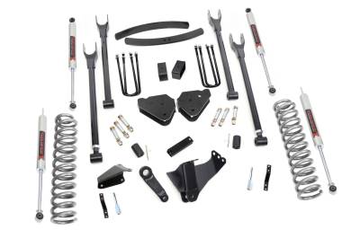 Rough Country Suspension Systems - Rough Country 57940 6" 4-Link M1 Lift for 05-07 F250/F350 Super Duty Diesel 4WD