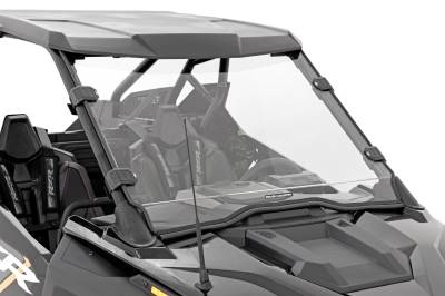 Rough Country Suspension Systems - Rough Country Front UTV Full Windshield for Polaris RZR Pro/Turbo R 98102010