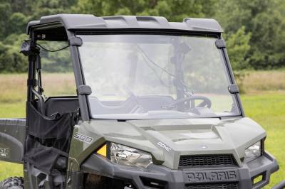 Rough Country Suspension Systems - Rough Country Front UTV Full Windshield for Polaris Ranger 500/570 98152010