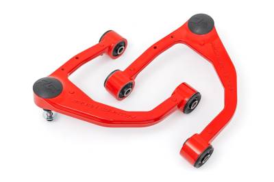 Rough Country Suspension Systems - Rough Country Forged Front Control Arms Stock for 22-25 Toyota Tundra 76801RED