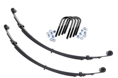 Rough Country Suspension Systems - Rough Country 8032Kit Rear 3" Lift Leaf Spring Kit for 91-94 Explorer 4WD