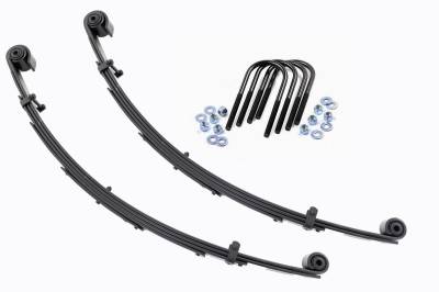 Rough Country Suspension Systems - Rough Country 8057Kit Front Leaf Spring 4" Lift for 99-04 Ford F250/F350 SD 4WD