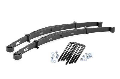Rough Country Suspension Systems - Rough Country 8075Kit Rear Leaf Spring Kit for 3.5" Lift for 05-23 Toyota Tacoma
