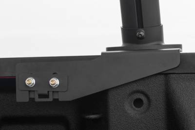 Rough Country Suspension Systems - Rough Country Universal Clamp-On Bed Rack Mount Kit Black 99078