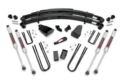 Rough Country Suspension Systems - Rough Country 490-87UP40 4" Suspension Lift Kit for 87-96 Ford F250 4WD
