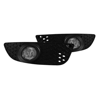 Winjet - Winjet CFWJ-0168A-C Clear Fog Lights w/Wiring Kit for 07-10 Mitsubishi Lancer