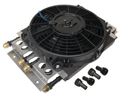 Derale - Derale 15220 4 & 4-Pass Dual Circuit Electra-Cool Remote Cooler -8AN