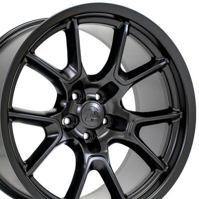 OE Wheels LLC - OE Wheels DG21 20x10 5x115 18mm Satin Black DG21-20100-5115-18B1