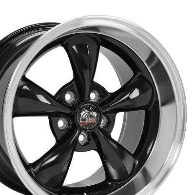 OE Wheels LLC - OE Wheels FR01 17x10.5 5x4.5 27mm Gloss Black/Machine FR01-17105-5450-27BM