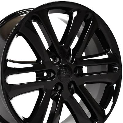 OE Wheels LLC - OE Wheels FR76-22090-6135-44B FR76 22x9 6x135 44mm Gloss Black