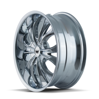 Mazzi Wheels - Mazzi Wheels 342-22952C 342 HUSTLER 22x9.5 5x5.0/5.5 18mm Chrome