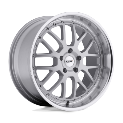 TSW - TSW Wheels VALENCIA 20x10 5x120 20mm Silver/Mirror Cut 2010VAL205120S76