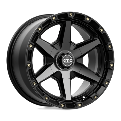 KMC - KMC Wheels KM101 TEMPO 20x9 5x5.0/5.5 0mm Satin Black KM10129035400
