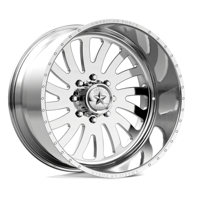 American Force - American Force AFTJ74RD22-1-21 AFW 74 OCTANE SS 22x12 8x6.5 -40mm Polished