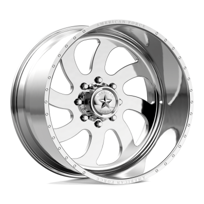 American Force - American Force AFW 76 BLADE SS 22x12 6x5.5 -40mm Polished AFTJ76LR78-1-21