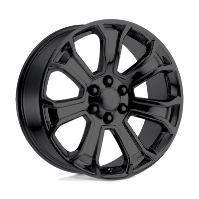 Performance Replicas - Performance Replicas PR166 22x9 6x5.5 24mm Gloss Black 166GB-2295824