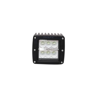 TrailFX - TrailFX 3X2CFPR 3" LED Fog Lights 20W 90DEG Flood Beam 1620LM Black PAIR
