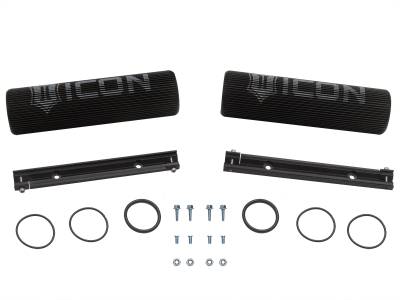 ICON Vehicle Dynamics - ICON 191015 Finned Reservoir Upgrade Kit 10" Long