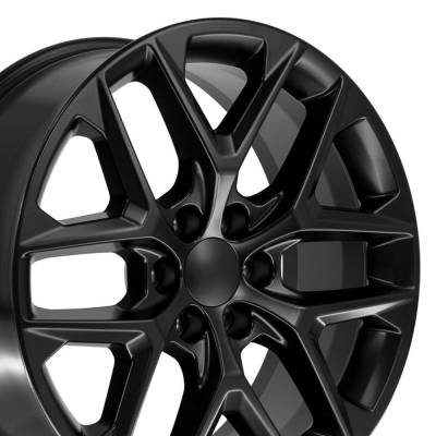 OE Wheels LLC - OE Wheels CV62 22x9 6x5.5 28mm Satin Black CV62-22090-6550-28B1