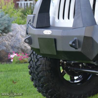 Rock Slide Engineering - Rock Slide AC-FB-LP License Plate Mount for Rigid Series Front Bumper