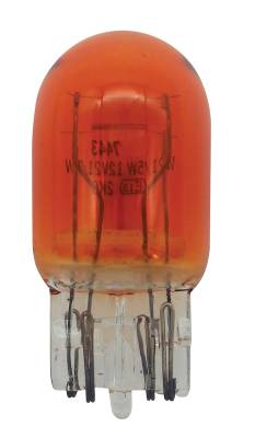 Hella - HELLA 7443A BULB 12V 21/5W W3x16Q T6.5 AMBER