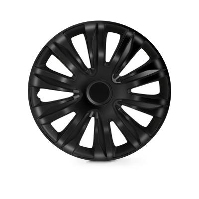 Winjet - Winjet CHB-5083-BL-16 16" Universal Wheel Cover Hubcaps 4PC Black