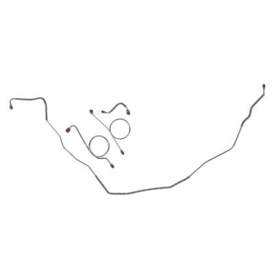 The Right Stuff Detailing - The Right Stuff Detailing BKT6701 Chevy Brake Hydraulic Line Kit Front
