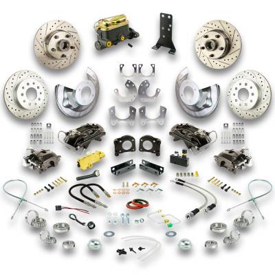 The Right Stuff Detailing - The Right Stuff ZSD6445S Ford/Mercury Brake Conversion Kit Front/Rear