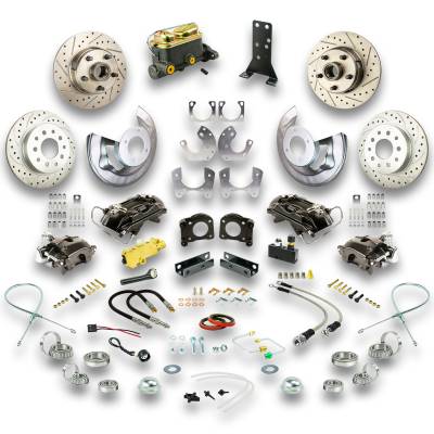 The Right Stuff Detailing - The Right Stuff ZSD6748S Ford/Mercury Brake Conversion Kit Front/Rear