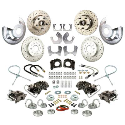 The Right Stuff Detailing - The Right Stuff ZWK6445S Ford/Mercury Brake Conversion Kit Front/Rear